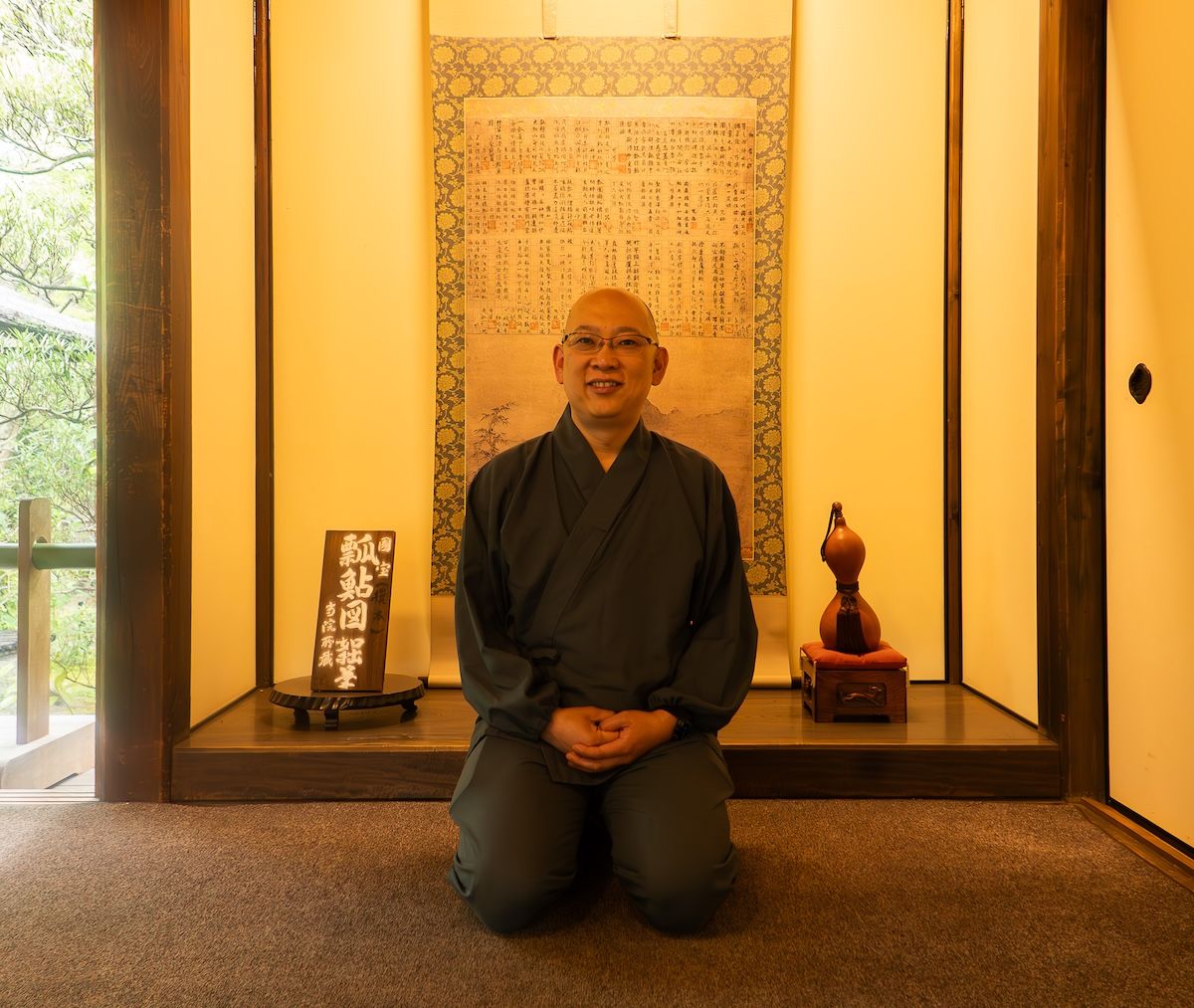 臨済宗妙心寺派・退蔵院副住職の松山大耕氏（撮影：著者）